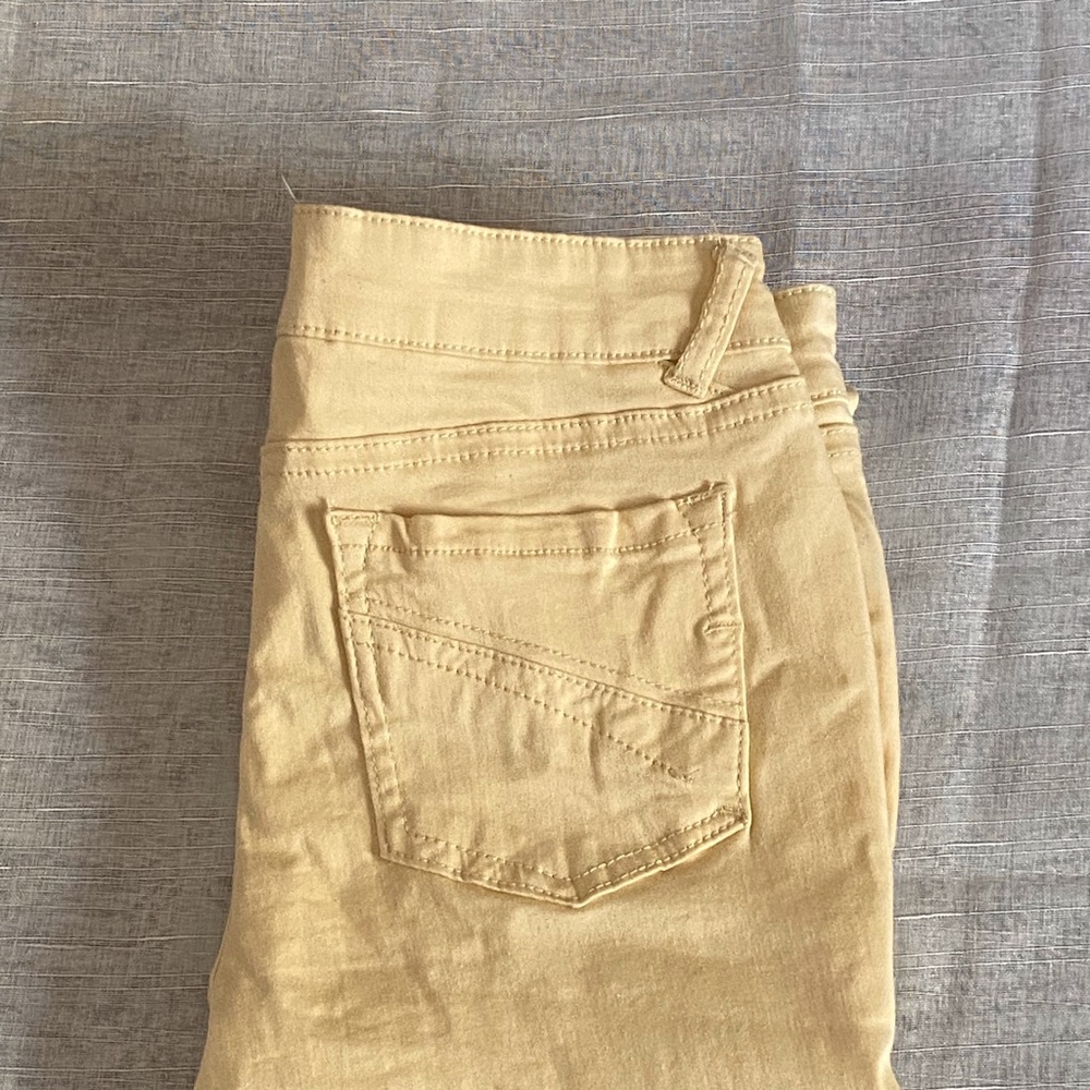 Light yellow long pants